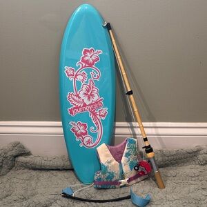 Surf Adventure Set - Blue and Pink